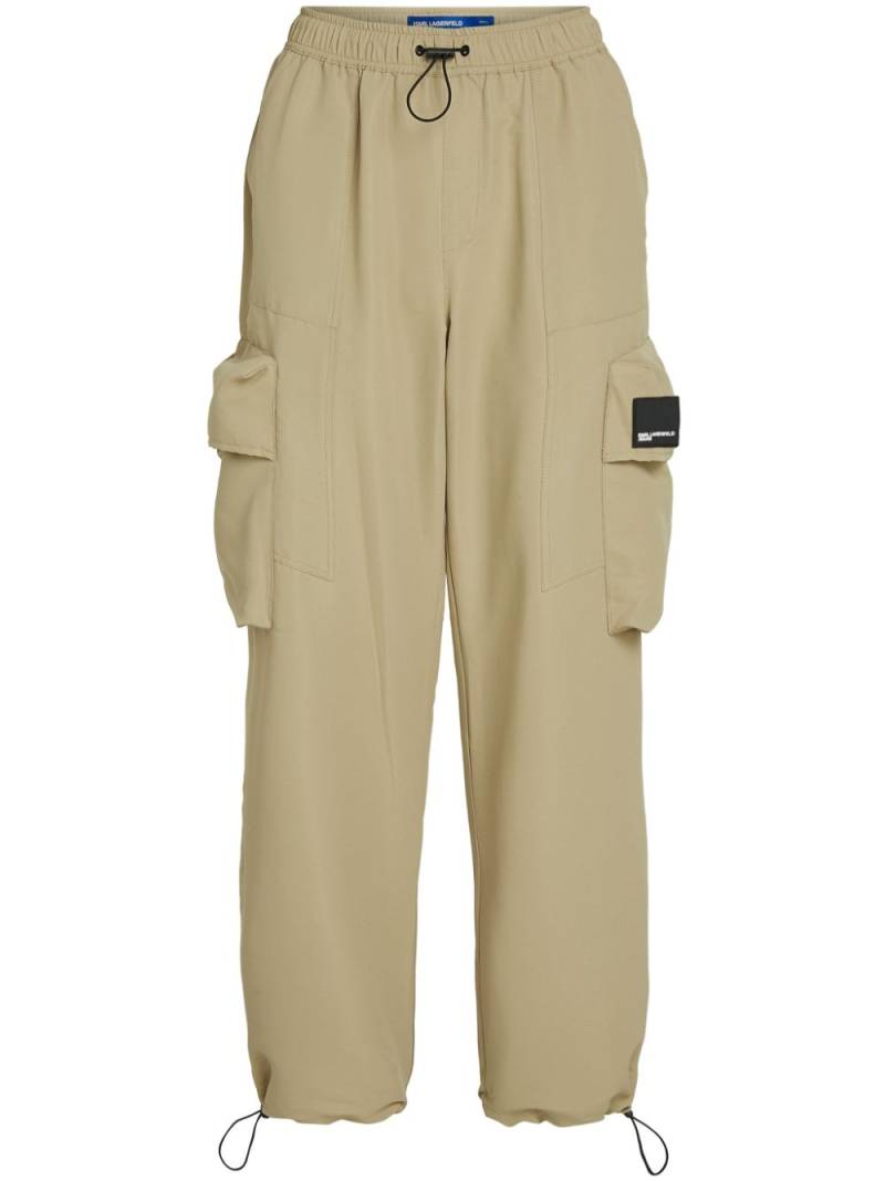 Karl Lagerfeld Jeans straight-leg cargo trousers - Neutrals von Karl Lagerfeld Jeans