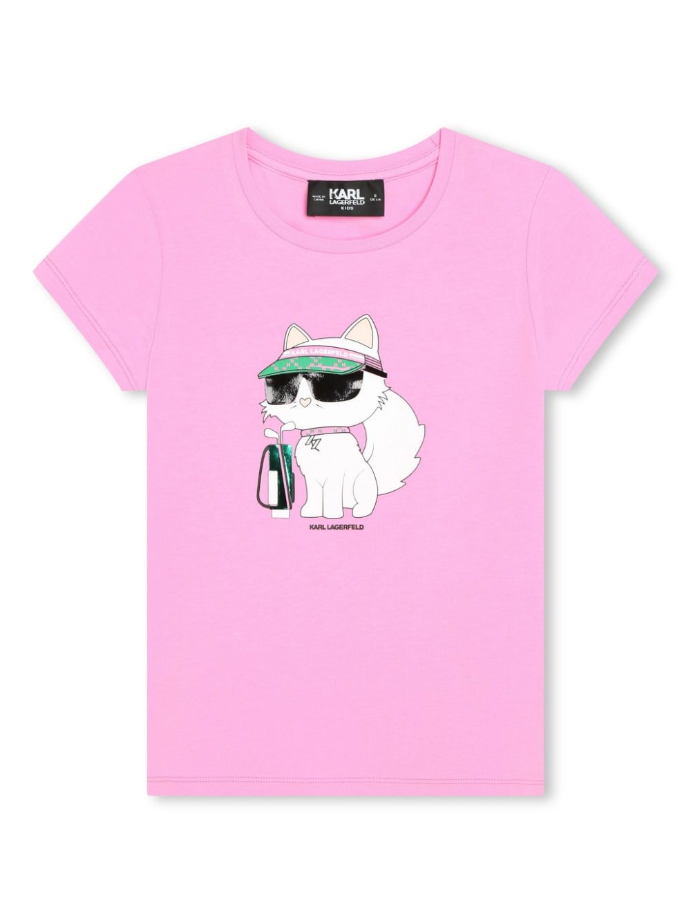 Karl Lagerfeld Kids Choupette short-sleeve T-shirt - Pink von Karl Lagerfeld Kids