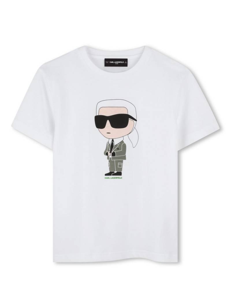 Karl Lagerfeld Kids Ikonik Karl T-shirt - White von Karl Lagerfeld Kids