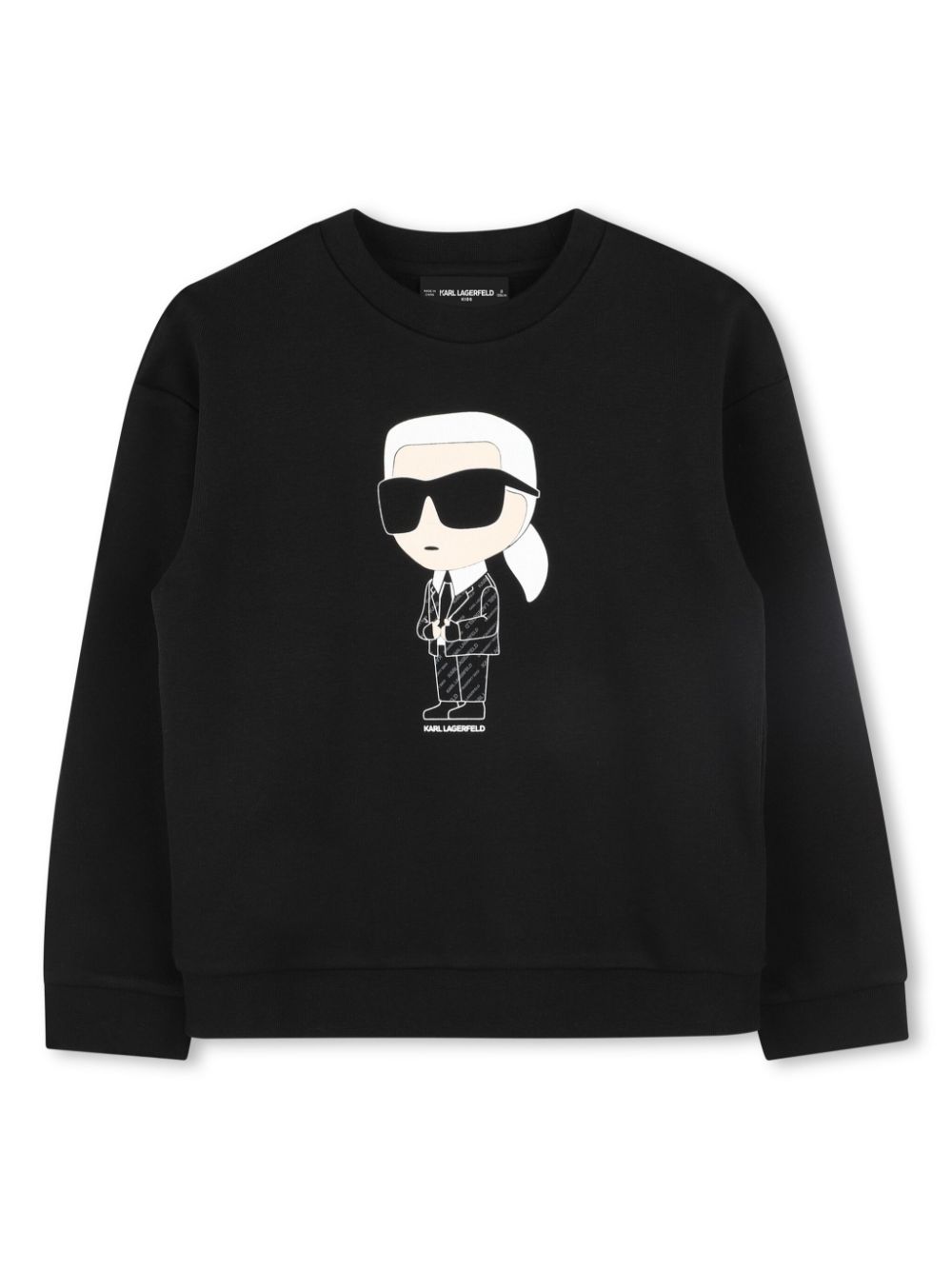 Karl Lagerfeld Kids Ikonik Karl sweatshirt - Black von Karl Lagerfeld Kids