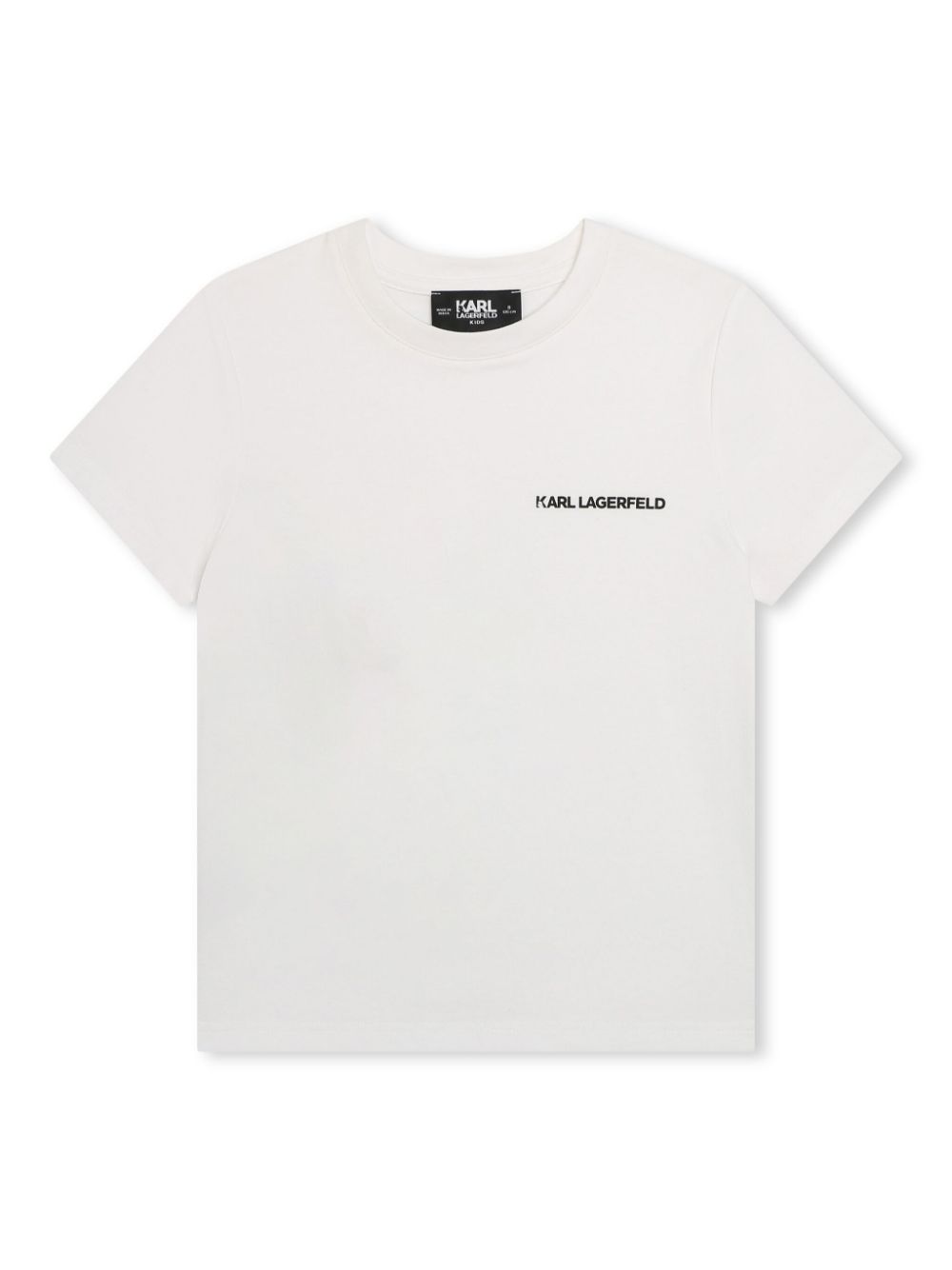 Karl Lagerfeld Kids Ikon organic cotton T-shirt - White von Karl Lagerfeld Kids