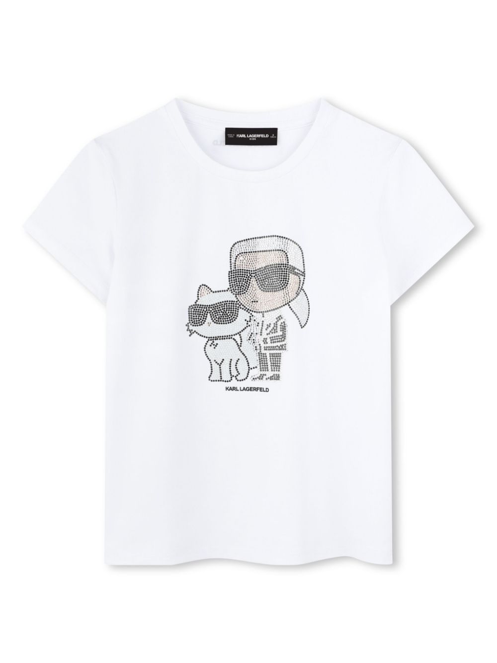 Karl Lagerfeld Kids graphic-print T-shirt - White von Karl Lagerfeld Kids