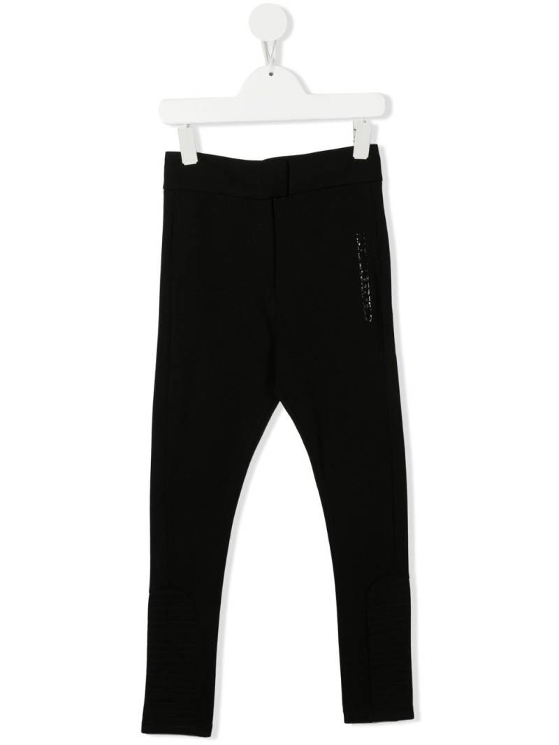 Karl Lagerfeld Kids logo-print leggings - Black von Karl Lagerfeld Kids