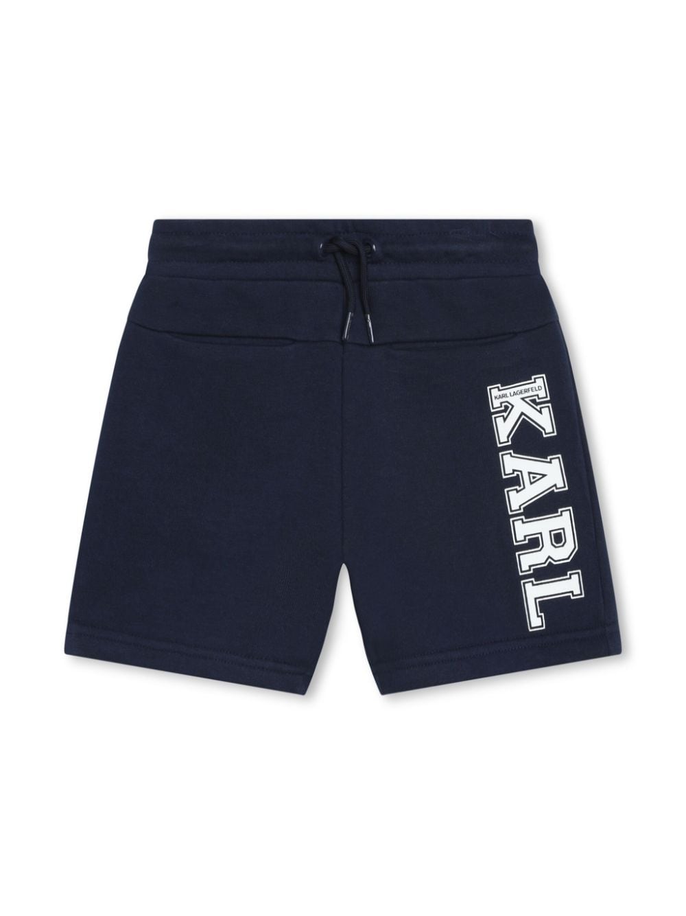 Karl Lagerfeld Kids logo-print track shorts - Blue von Karl Lagerfeld Kids