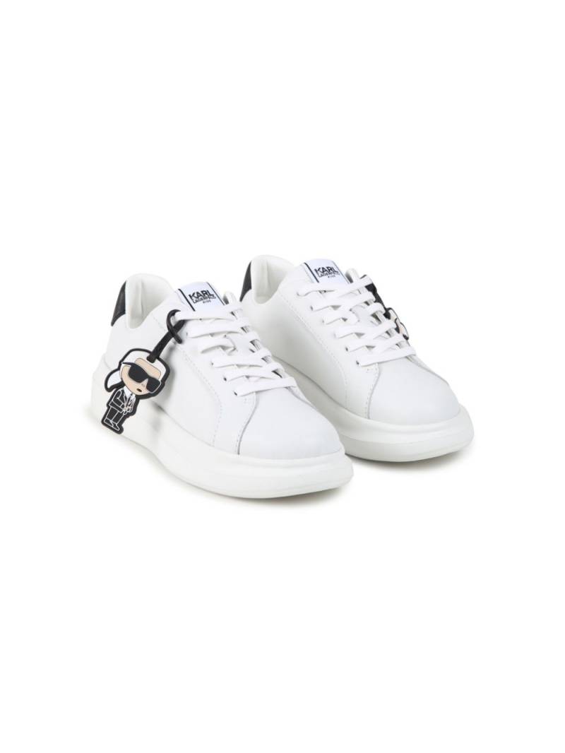 Karl Lagerfeld Kids Ikon sneakers - White von Karl Lagerfeld Kids