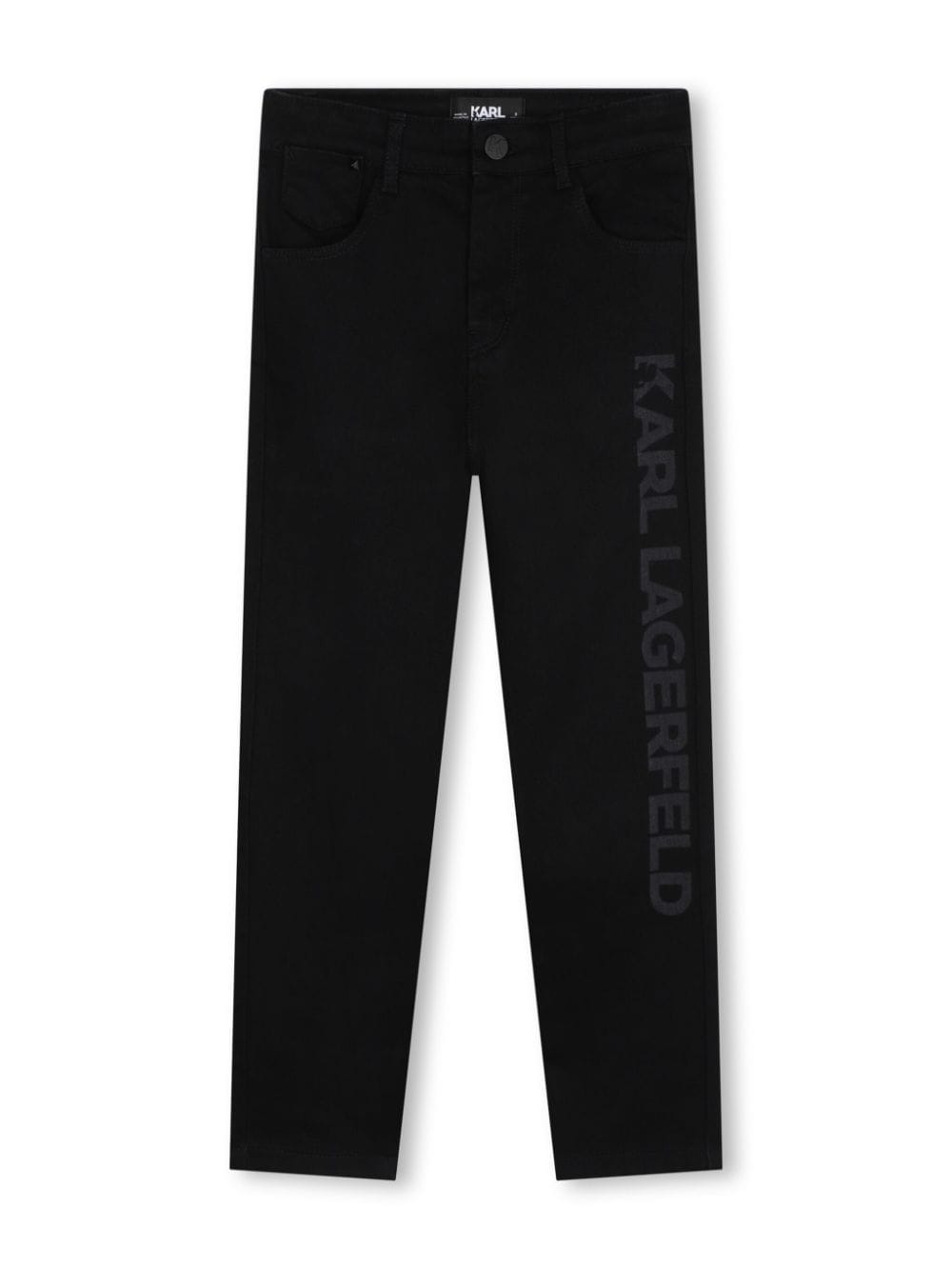 Karl Lagerfeld Kids straight denim pants - Black von Karl Lagerfeld Kids