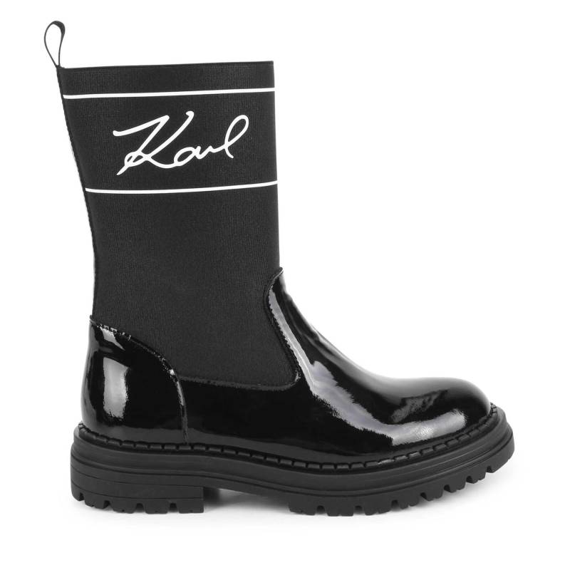 Klassische Stiefeletten Karl Lagerfeld Kids Z19114 M Schwarz von Karl Lagerfeld Kids