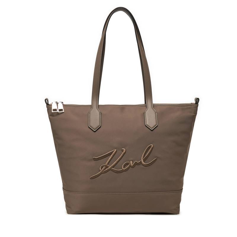 Handtasche KARL LAGERFELD 245W3031 Beige von Karl Lagerfeld