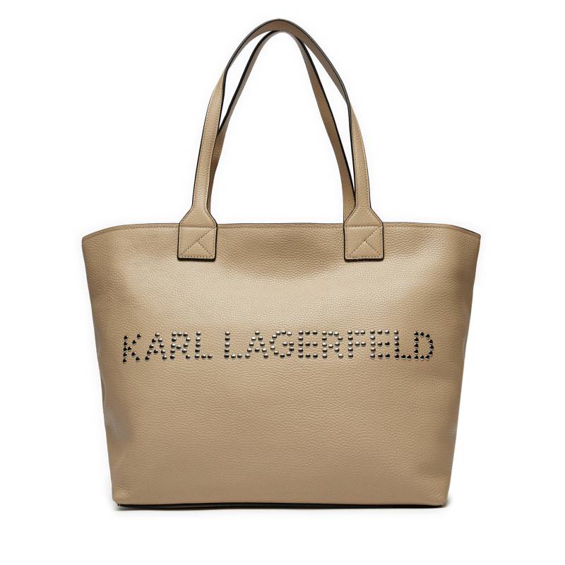 Handtasche KARL LAGERFELD 245W3087 Beige von Karl Lagerfeld