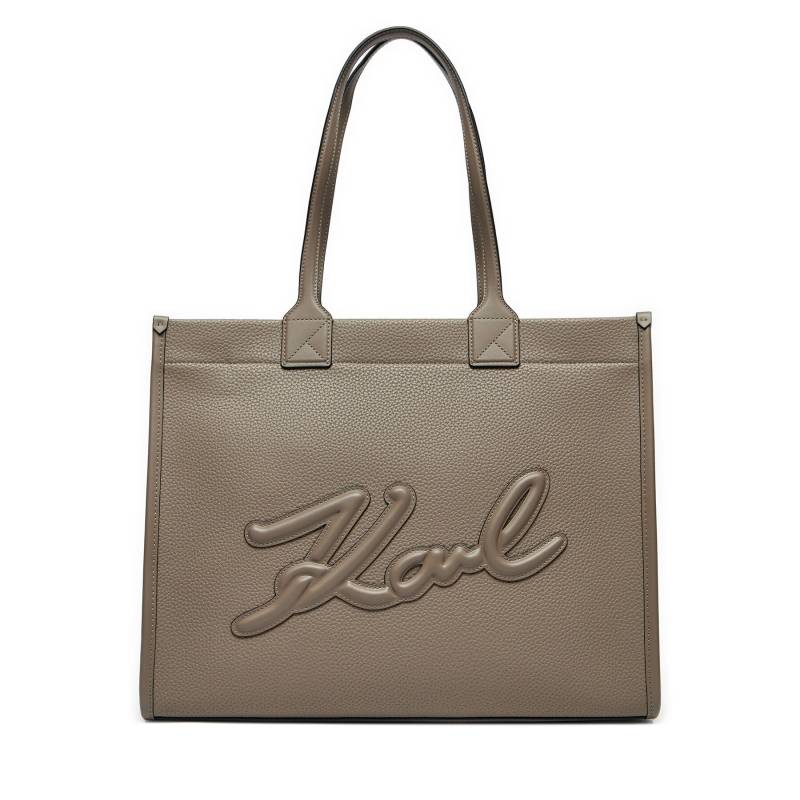 Handtasche KARL LAGERFELD 245W3091 Beige von Karl Lagerfeld