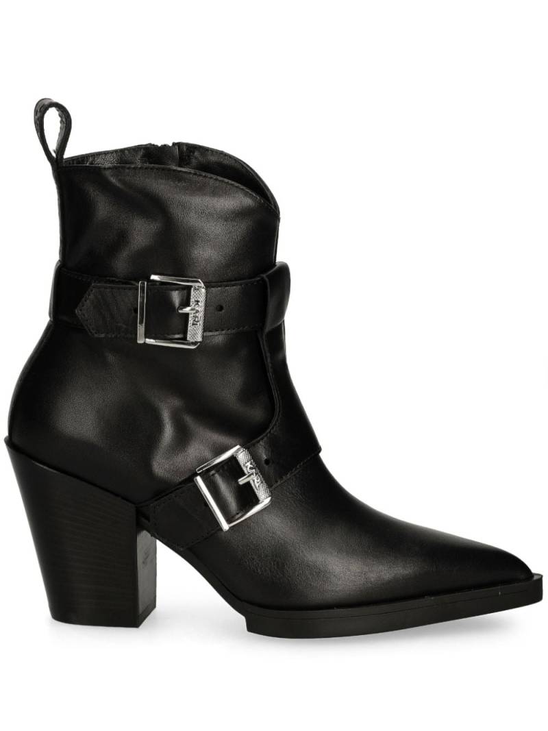 Karl Lagerfeld 70mm Kowboy boots - Black von Karl Lagerfeld