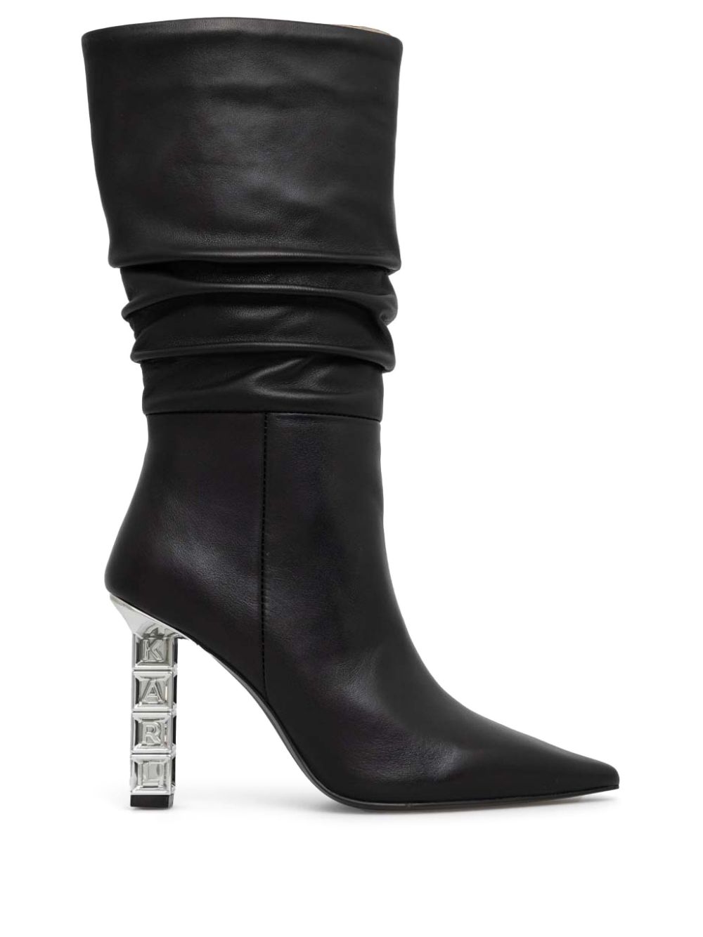 Karl Lagerfeld 95mm Kolumn boots - Black von Karl Lagerfeld