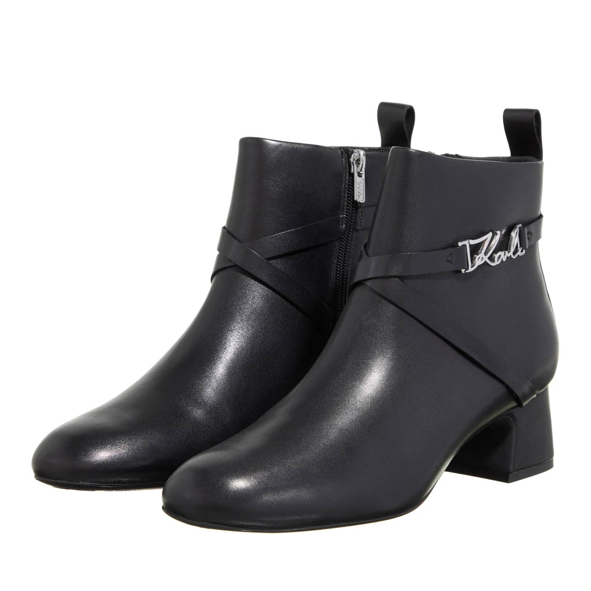 Karl Lagerfeld Boots & Stiefeletten - Bonnie Strap Boot - Gr. 36 (EU) - in Schwarz - für Damen von Karl Lagerfeld