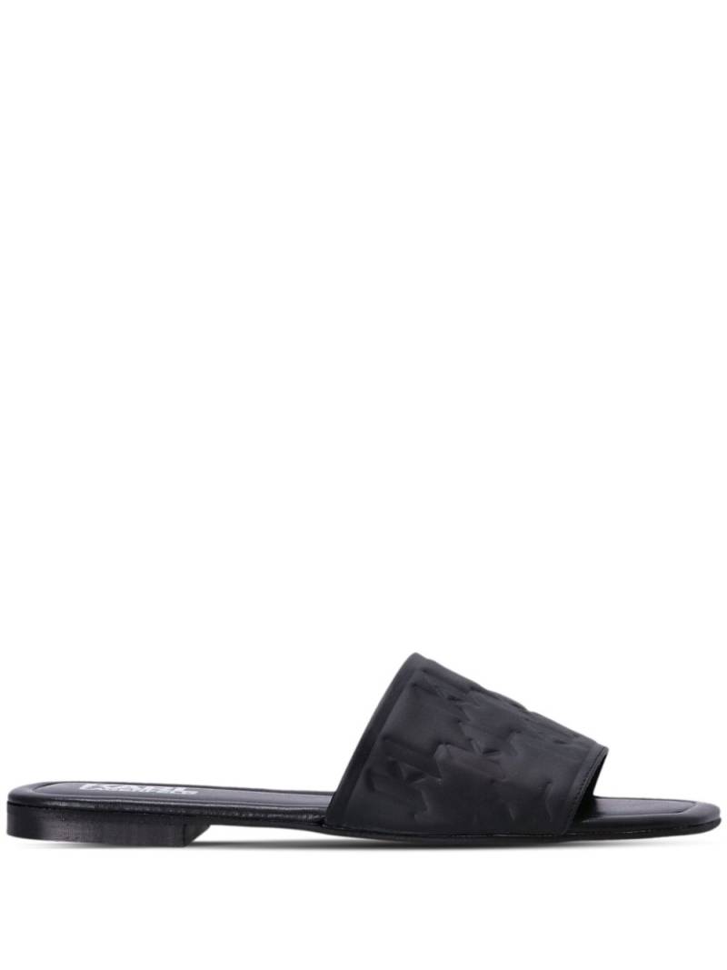 Karl Lagerfeld Brio leather slides - Black von Karl Lagerfeld