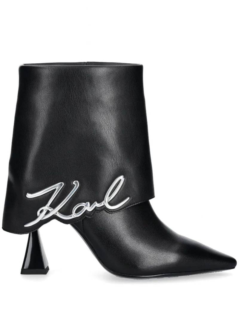 Karl Lagerfeld Debut Fold boots - Black von Karl Lagerfeld