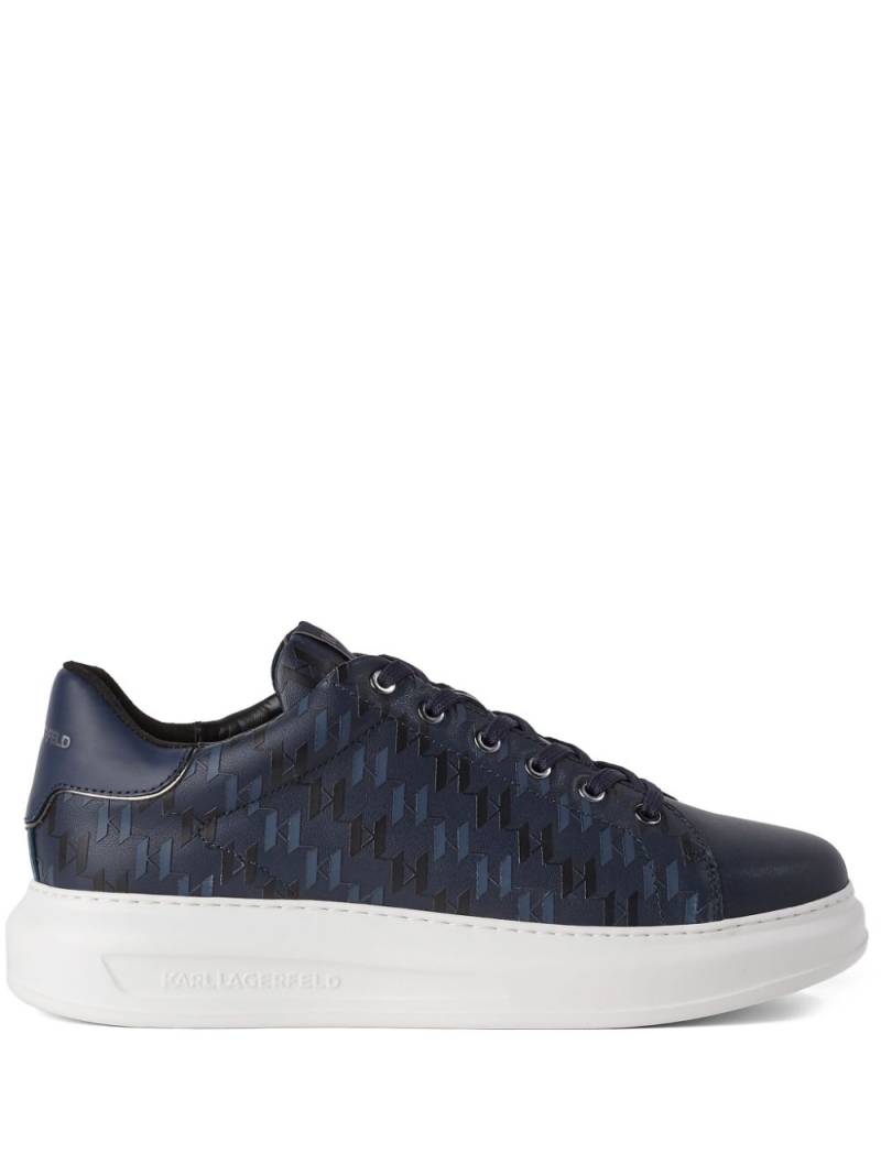 Karl Lagerfeld Dualtone Kapri leather sneakers - Blue von Karl Lagerfeld