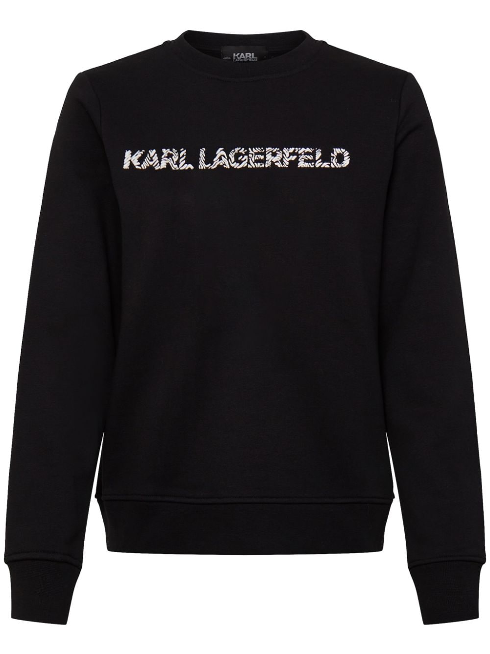 Karl Lagerfeld Elektrika logo-print sweatshirt - Black von Karl Lagerfeld