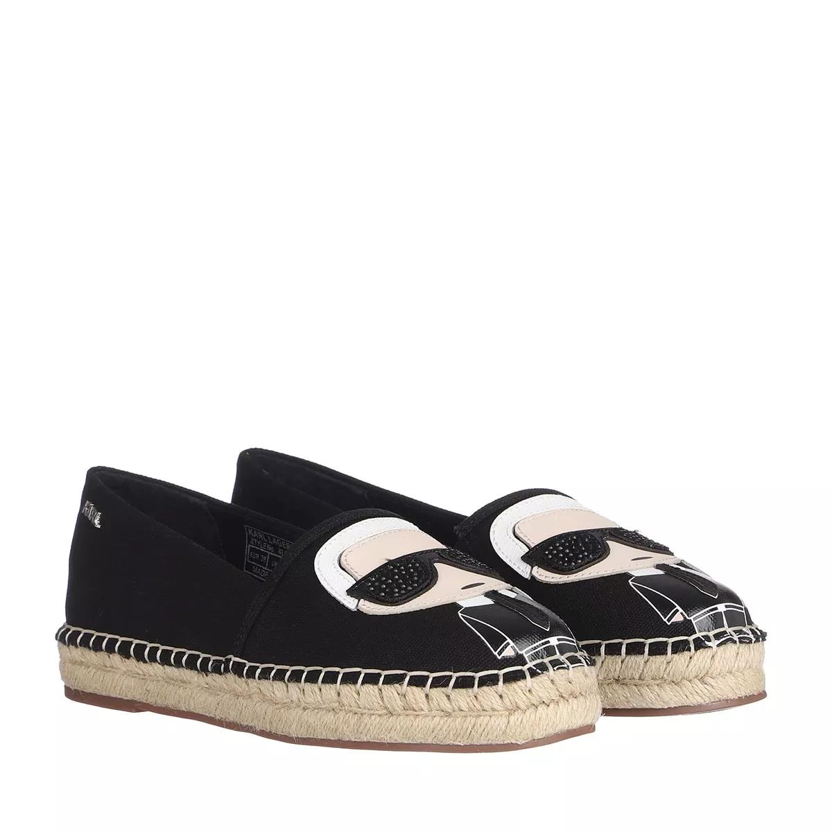 Karl Lagerfeld Espadrilles - KAMINI Karl Ikonic Slip On - Gr. 37 (EU) - in Schwarz - für Damen von Karl Lagerfeld