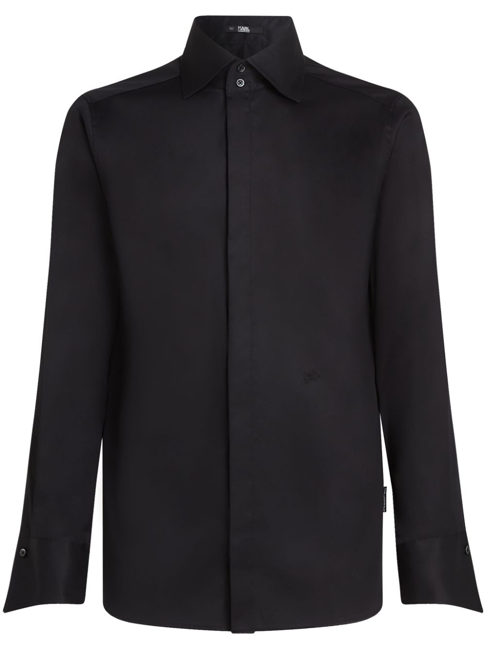 Karl Lagerfeld Essential collar-detail shirt - 999 von Karl Lagerfeld