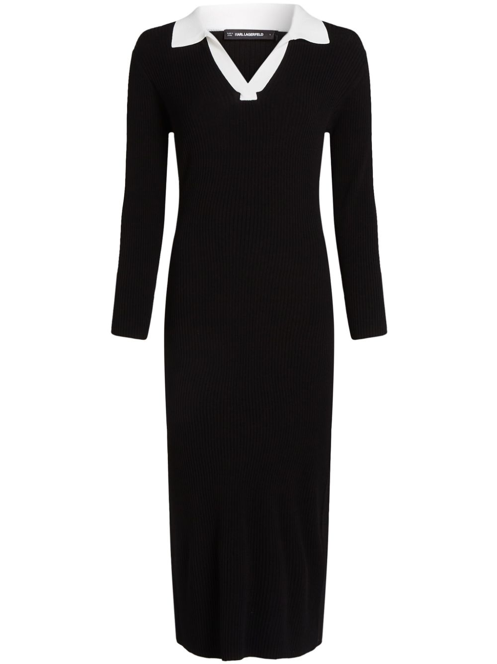 Karl Lagerfeld Essential polo dress - Black von Karl Lagerfeld