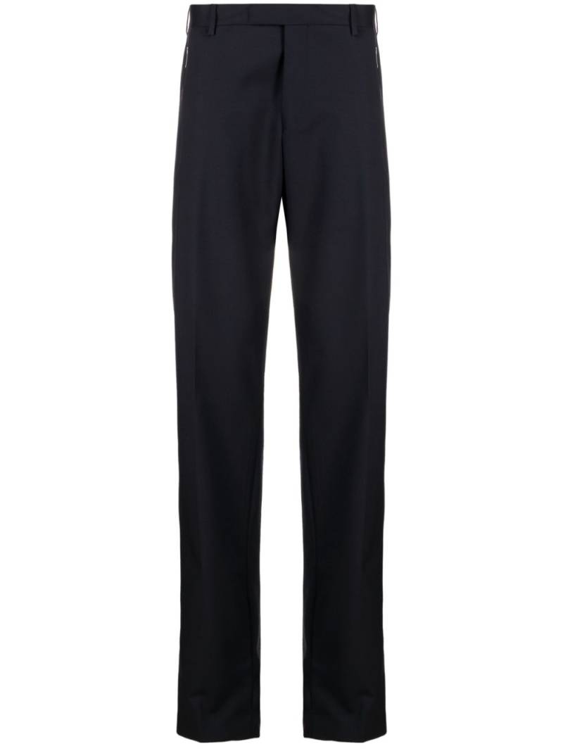 Karl Lagerfeld Fly straight-leg trousers - Blue von Karl Lagerfeld