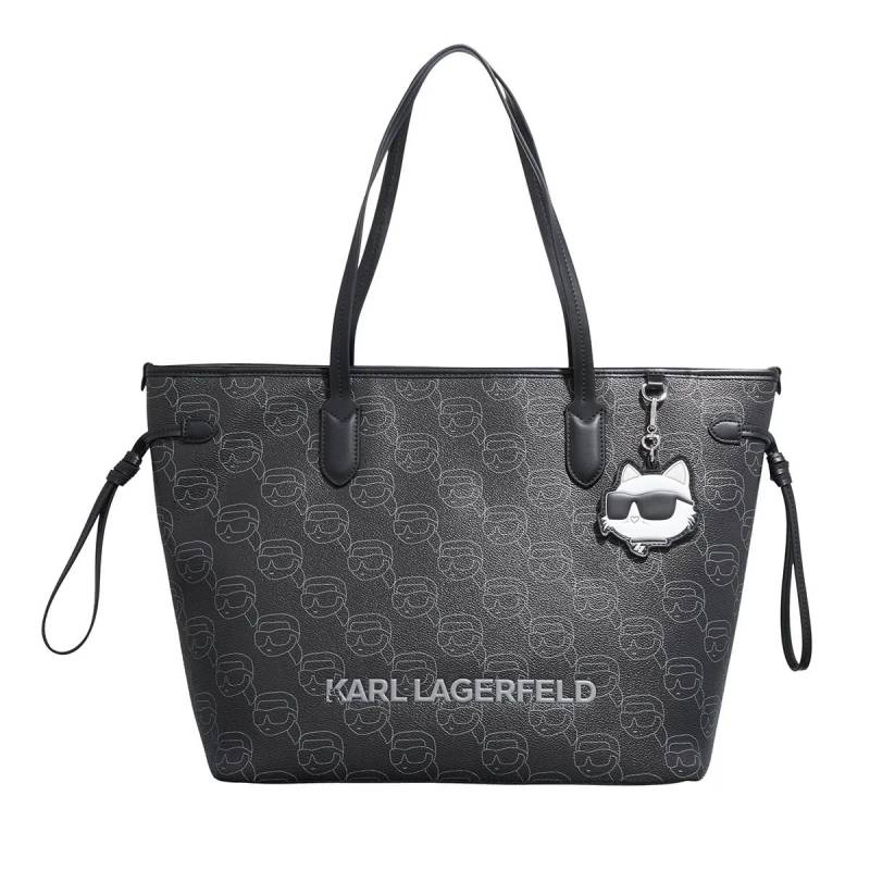 Karl Lagerfeld Handtasche - Ikon  Mono Cc Lg Tote - Gr. unisize - in Schwarz - für Damen von Karl Lagerfeld