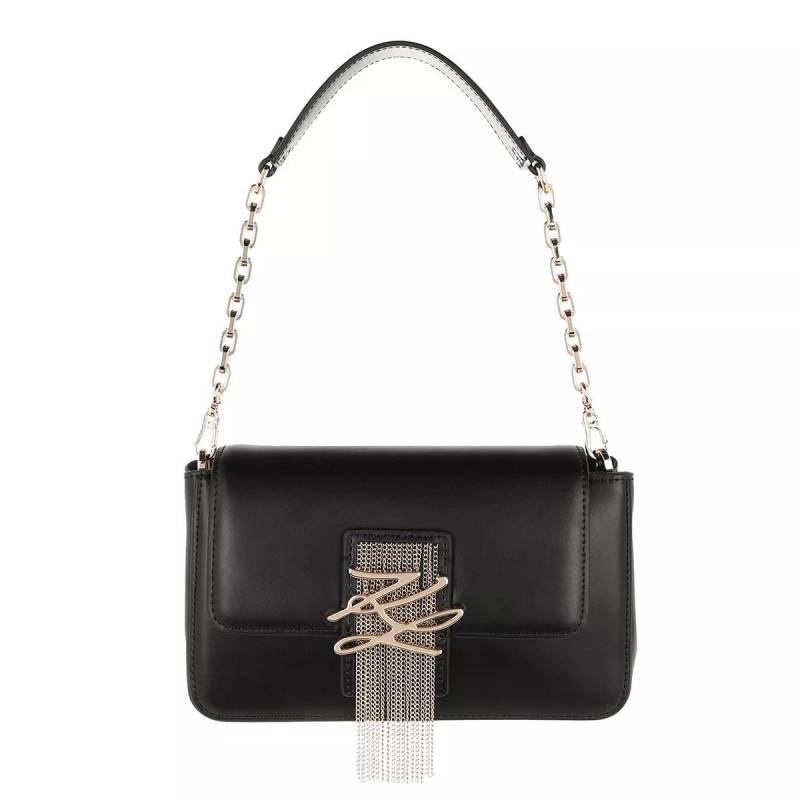 Karl Lagerfeld Handtasche - K/Autograph Clutch Fringe - Gr. unisize - in Schwarz - für Damen von Karl Lagerfeld