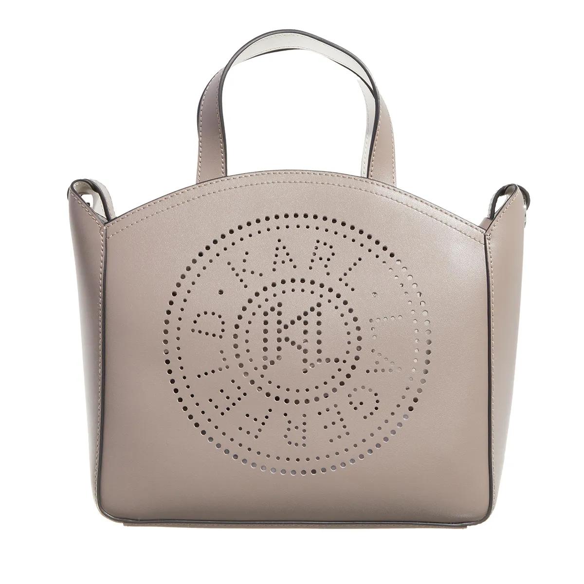 Karl Lagerfeld Handtasche - K/Circle Sm Tote Perforated - Gr. unisize - in Taupe - für Damen von Karl Lagerfeld