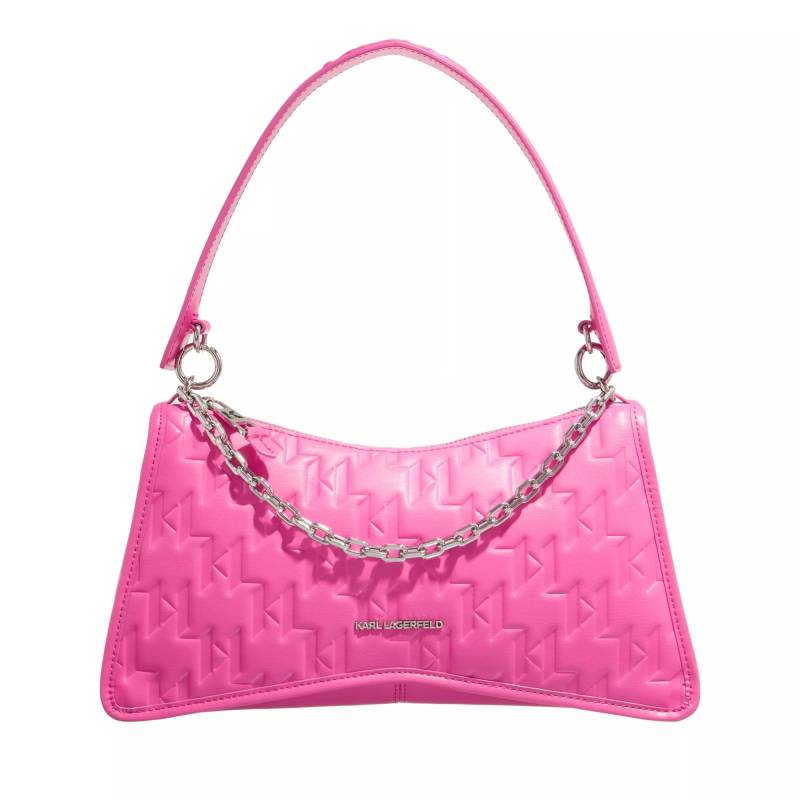 Karl Lagerfeld Handtasche - K/Seven Element Shb Embossed - Gr. unisize - in Rosa - für Damen von Karl Lagerfeld