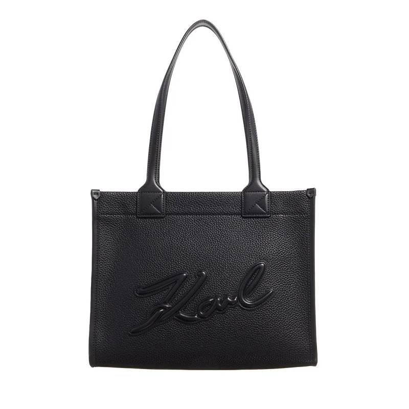 Karl Lagerfeld Handtasche - K/Skuare Md Tote Grainy - Gr. unisize - in Schwarz - für Damen von Karl Lagerfeld