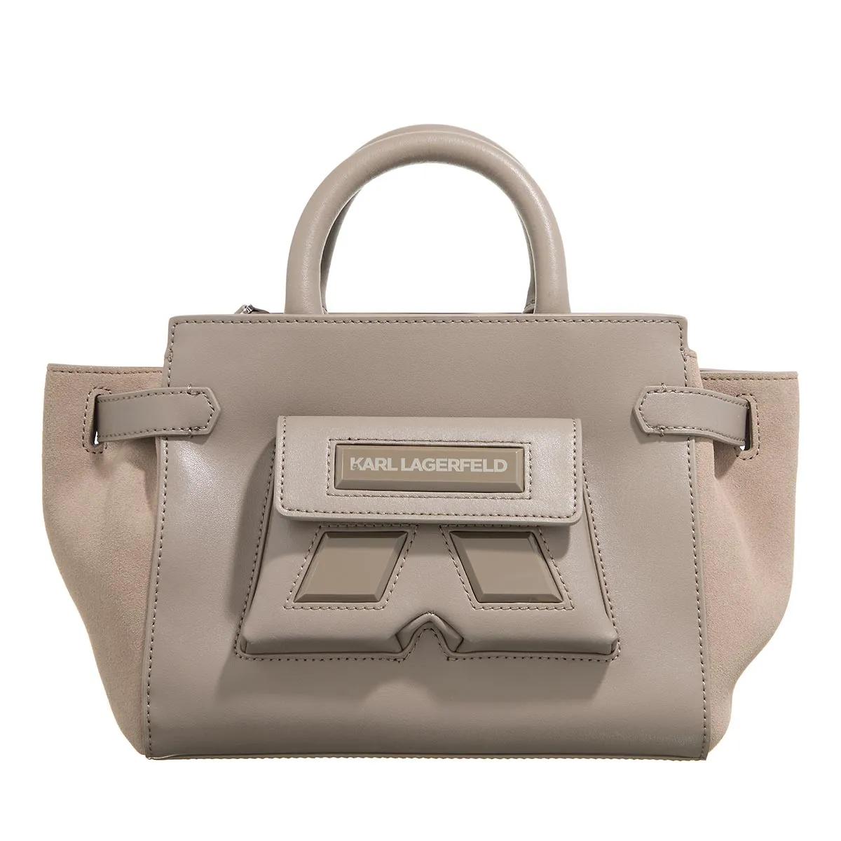 Karl Lagerfeld Handtasche - Ikon/K Sm Tote - Gr. unisize - in Taupe - für Damen von Karl Lagerfeld