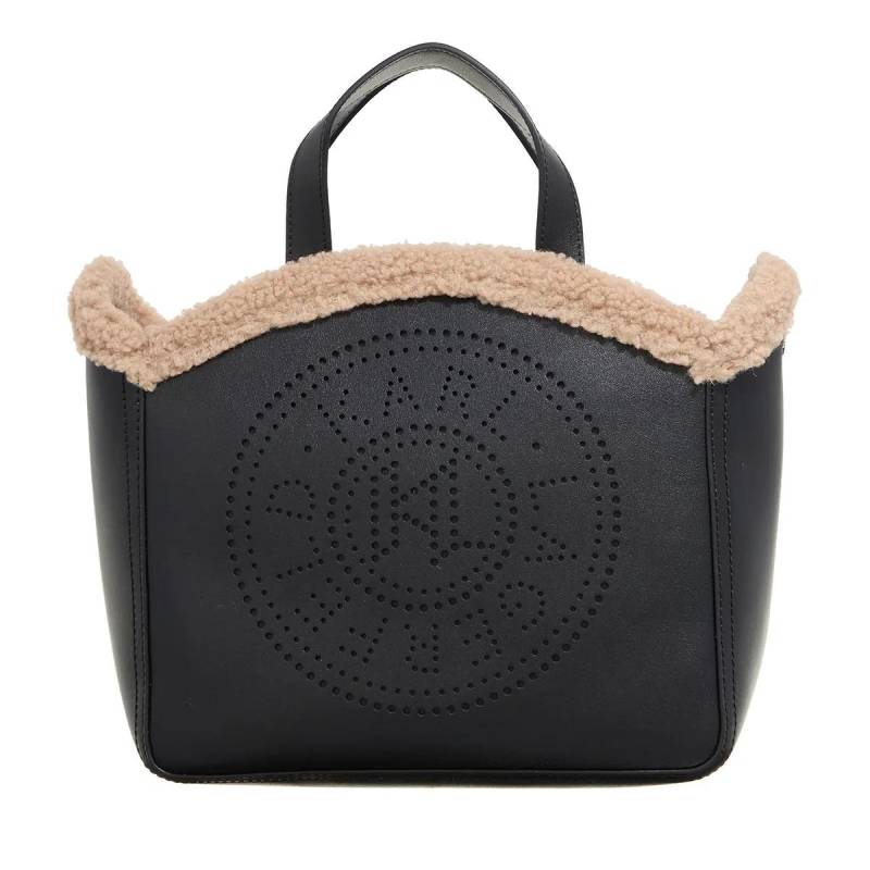 Karl Lagerfeld Handtasche - K/Circle Sp Sm Tote Shearling - Gr. unisize - in Schwarz - für Damen von Karl Lagerfeld