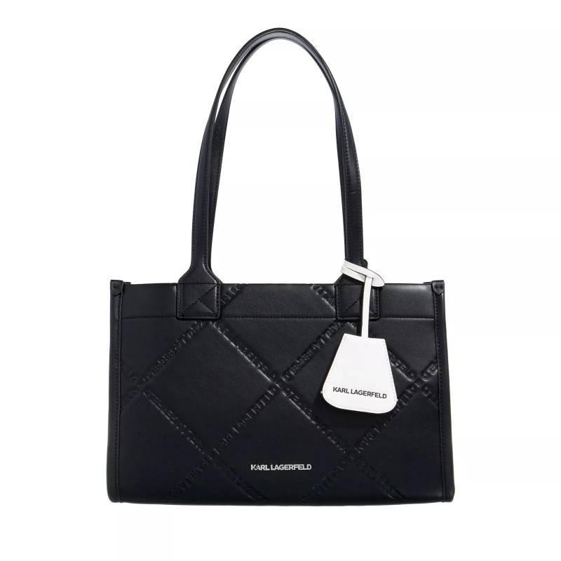 Karl Lagerfeld Henkeltasche - K/Skuare Medium Tote Embossed - Gr. unisize - in Schwarz - für Damen von Karl Lagerfeld