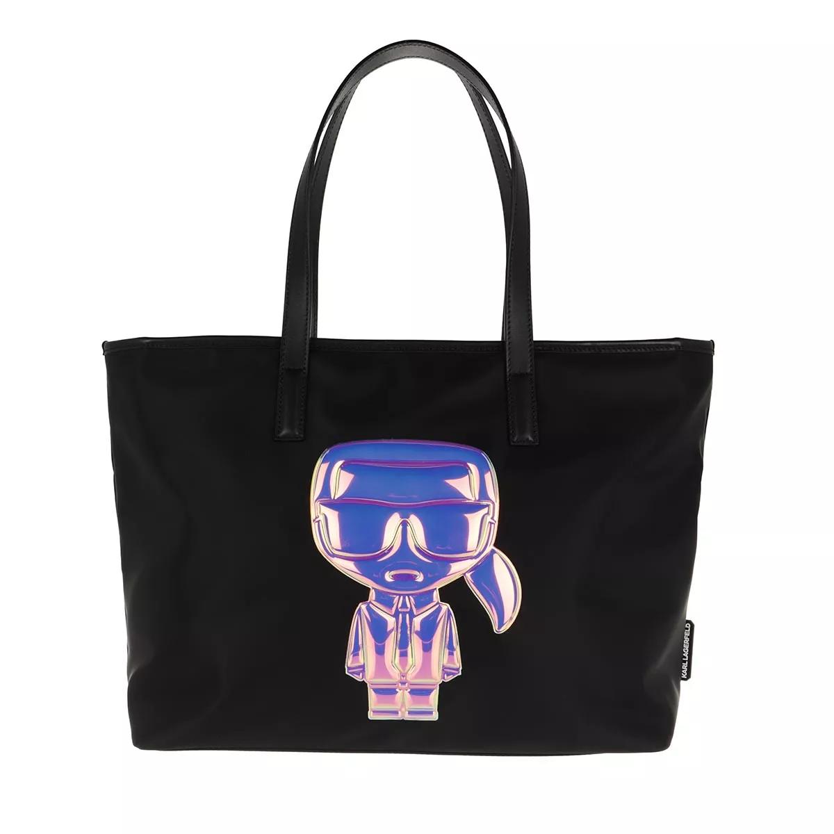 Karl Lagerfeld Henkeltasche - K/Ikonik Balloon Karl Tote - Gr. unisize - in Schwarz - für Damen von Karl Lagerfeld