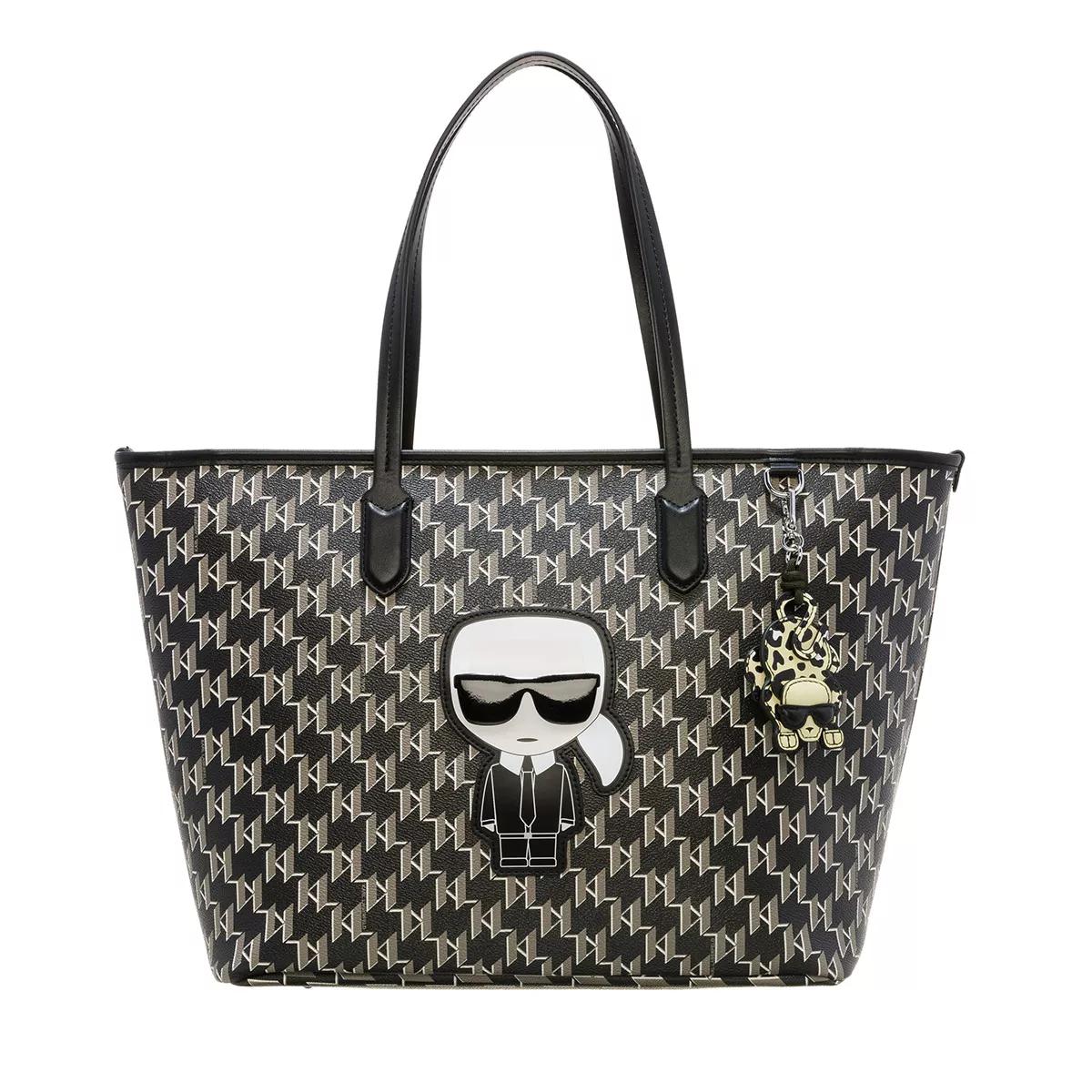 Karl Lagerfeld Henkeltasche - K/Ikonik Monogram Tote - Gr. unisize - in Braun - für Damen von Karl Lagerfeld