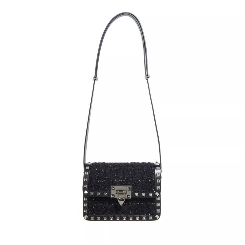 Valentino Garavani Schultertasche - Small Shoulder Bag Rockstud - Gr. unisize - in Schwarz - für Damen von Valentino Garavani