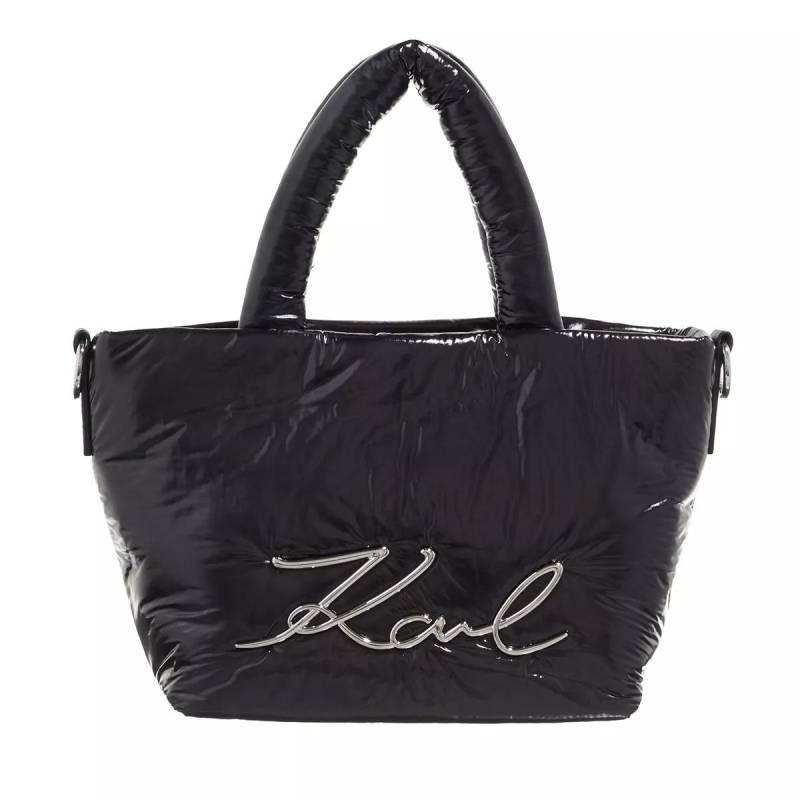 Karl Lagerfeld Handtasche - K/Signature Soft Sm Tote Nylon - Gr. unisize - in Schwarz - für Damen von Karl Lagerfeld