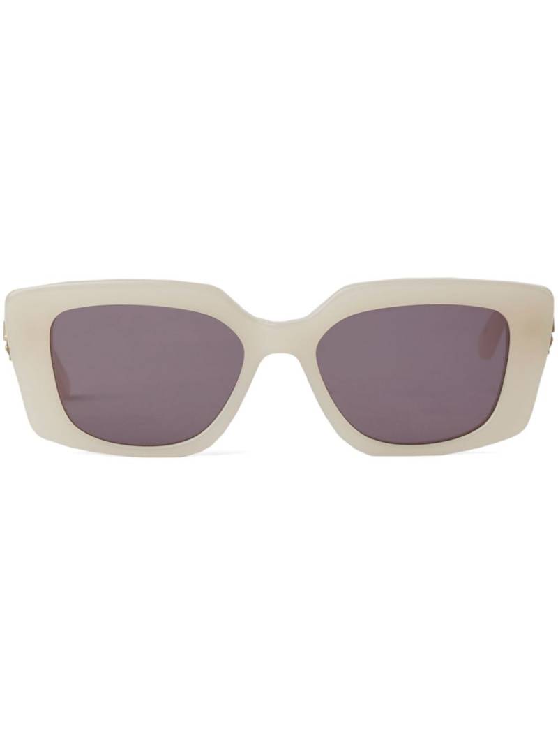 Karl Lagerfeld Heritage rectangle-frame sunglasses - Neutrals von Karl Lagerfeld