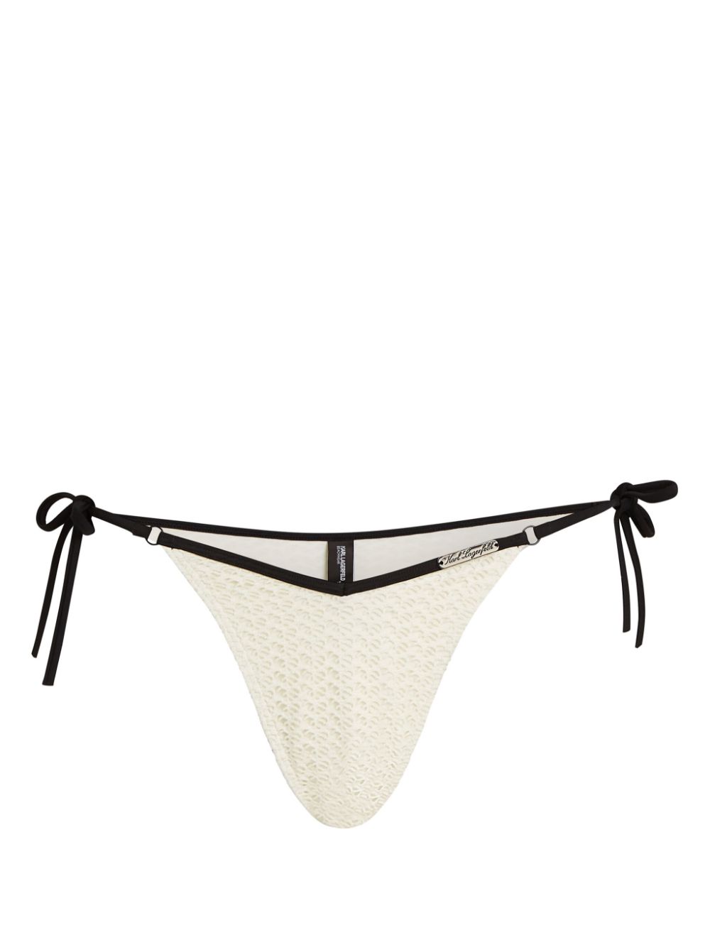 Karl Lagerfeld Hotel Karl bikini bottoms - White von Karl Lagerfeld