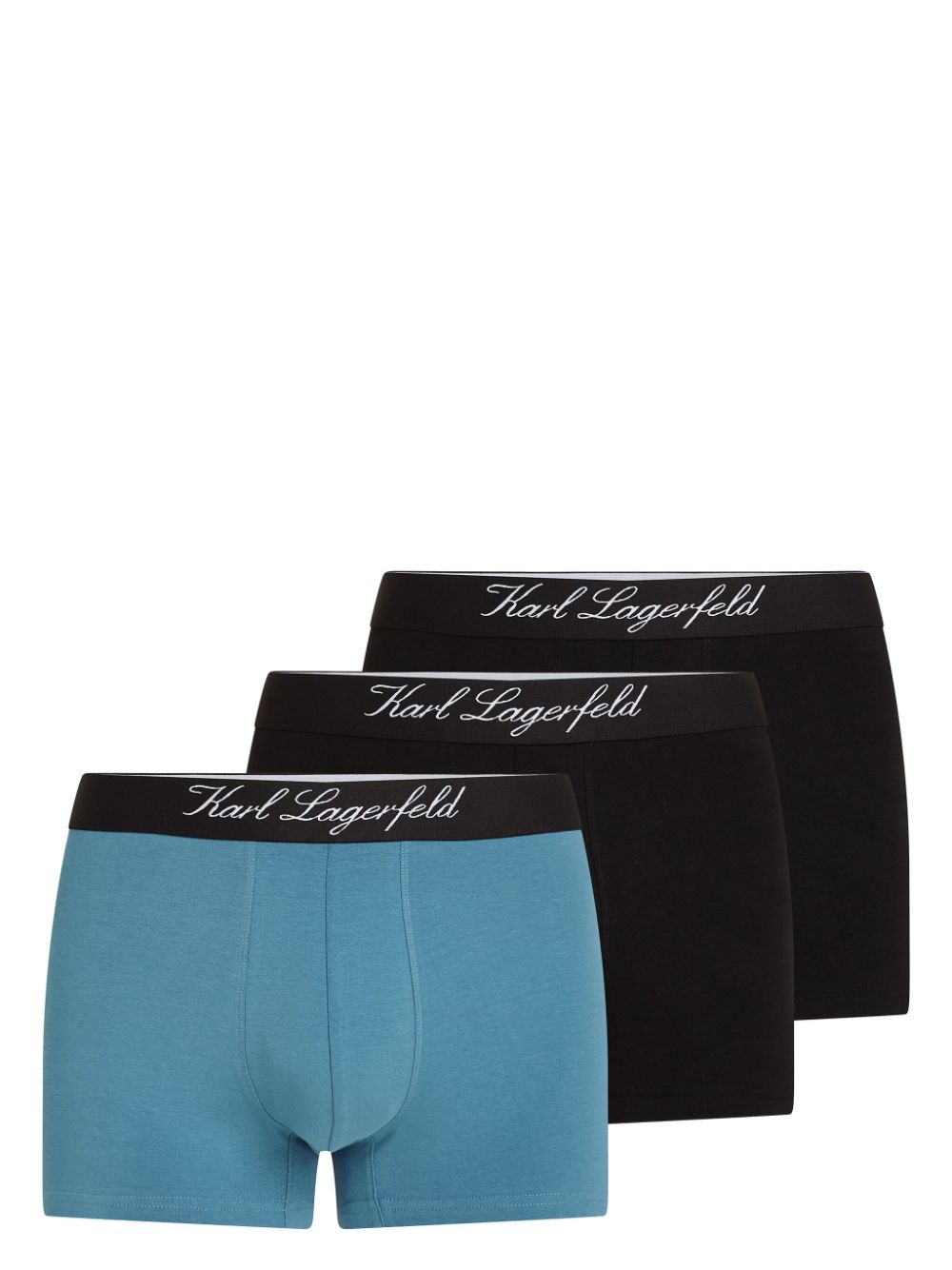 Karl Lagerfeld Hotel Karl logo-waistband boxers (pack of three) - Black von Karl Lagerfeld