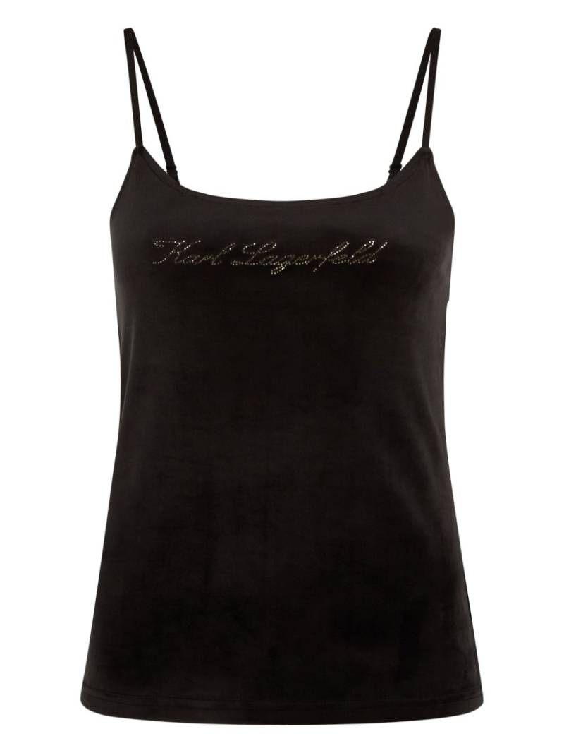 Karl Lagerfeld Hotel Karl pyjama top - Black von Karl Lagerfeld