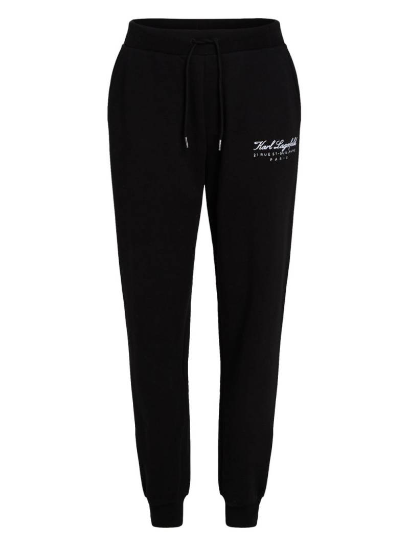 Karl Lagerfeld Hotel Karl track pants - Black von Karl Lagerfeld