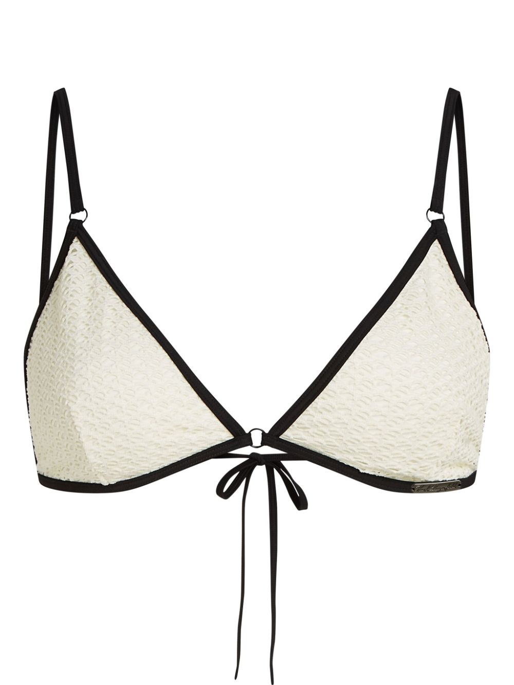 Karl Lagerfeld Hotel karl bikni top - White von Karl Lagerfeld