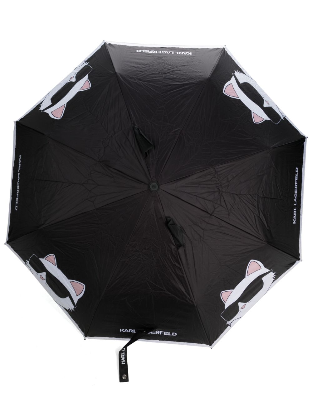 Karl Lagerfeld Ikon Choupette umbrella - Black von Karl Lagerfeld