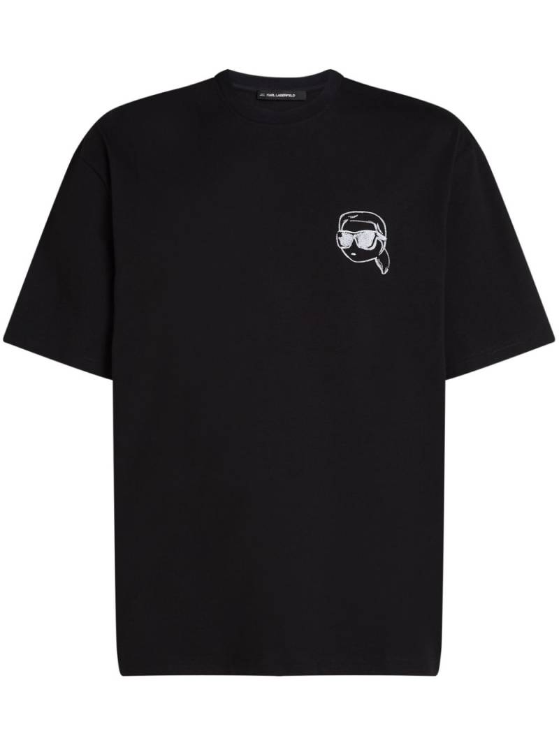 Karl Lagerfeld Ikon T-shirt - Black von Karl Lagerfeld