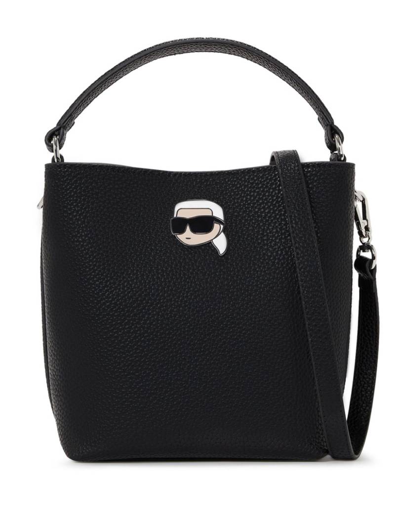 Karl Lagerfeld Ikon bucket bag - Black von Karl Lagerfeld