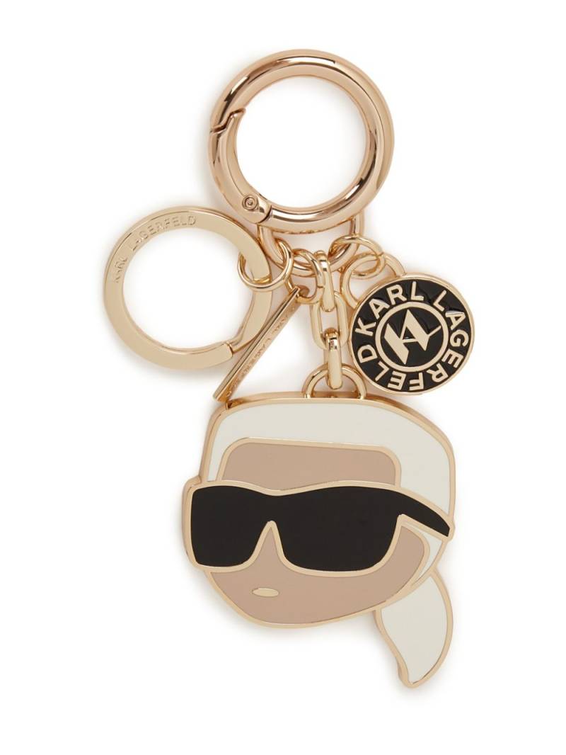 Karl Lagerfeld Ikon keychain - Gold von Karl Lagerfeld