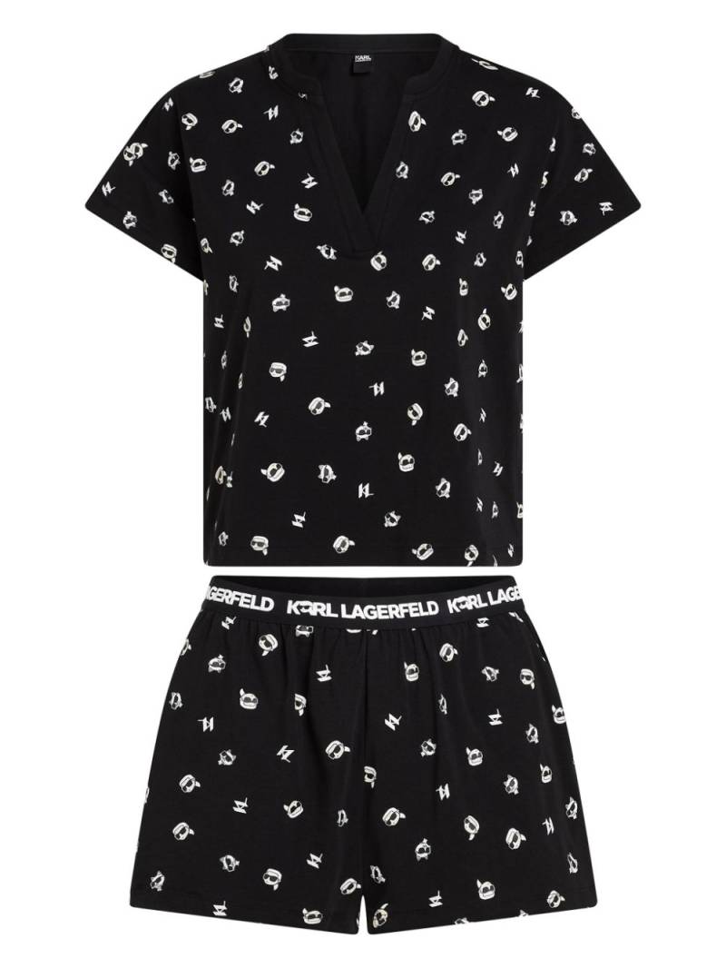 Karl Lagerfeld Ikon pajama shorts set - R60 von Karl Lagerfeld