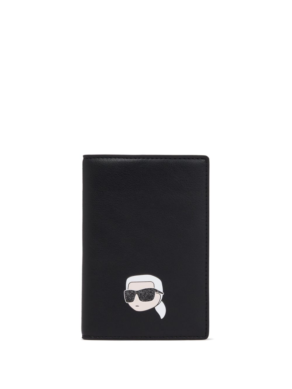 Karl Lagerfeld Ikon passport holder - Black von Karl Lagerfeld