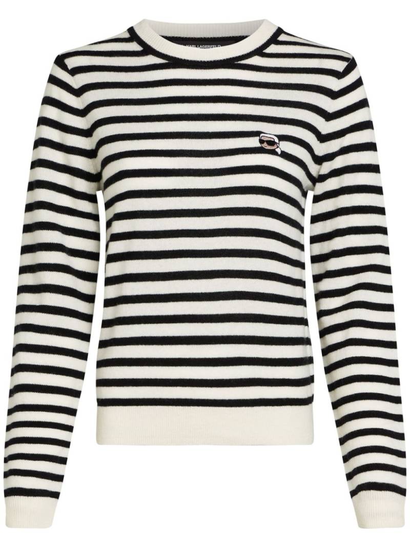 Karl Lagerfeld Ikon sweater - Black von Karl Lagerfeld